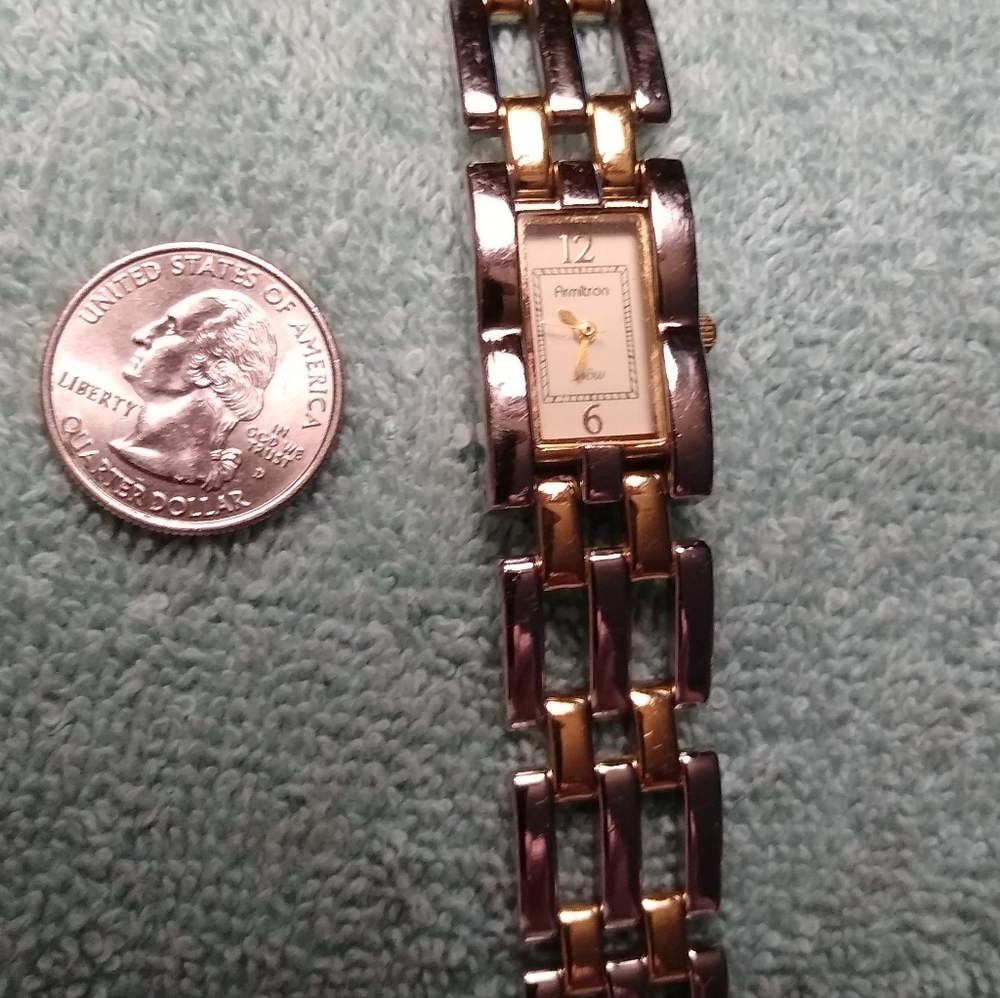 Armitron ladies 2 tone watch